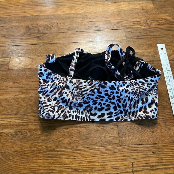 Torrid Leopard Print Halter Swim Top Size 1 (1x) - Picture 8 of 8